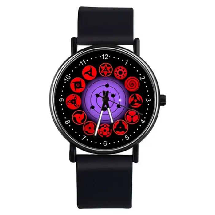Anime Naruto montre Uchiha Itachi Sasuke Uzumaki Naruto montre-bracelet dessin animé mode montres à 