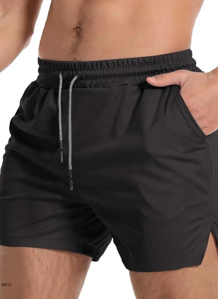 Short de course short de sport de gymnastique pour hommes 2-en-1 séchage rapide exercice formation g