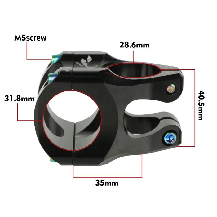 HASSNS – tige électrique vtt, vélo de route, pont de vélo de montagne, tige de 35mm, guidon de Table