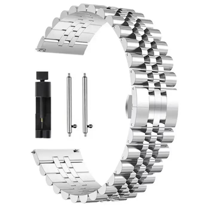 Bracelet en acier inoxydable de 22mm pour Suunto 5 Peak/9 Peak Pro DLC, Bracelet métallique respiran
