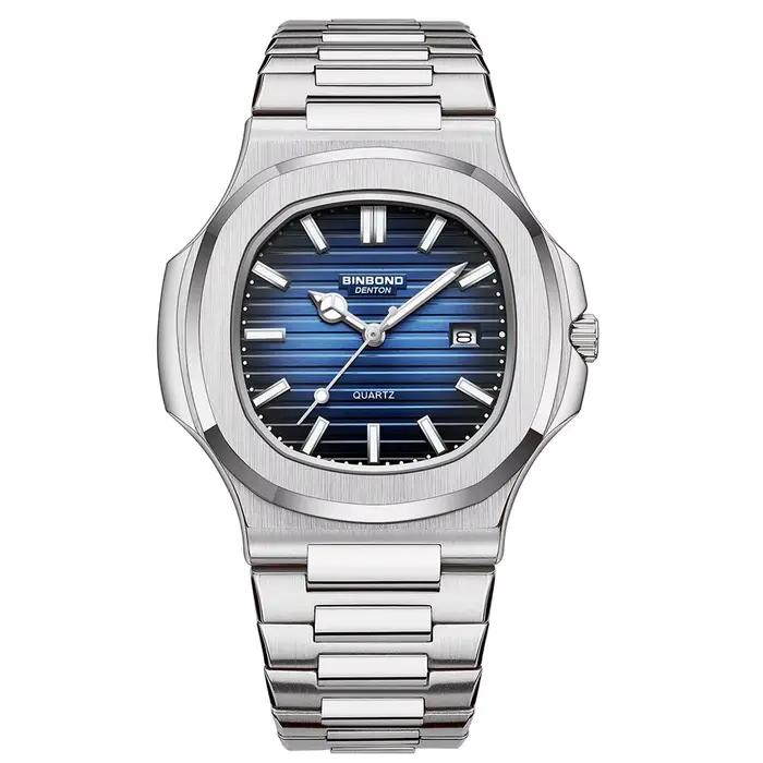 Montre à quartz carrée pour homme et femme, bracelet en acier inoxydable, montres-bracelets pour hom
