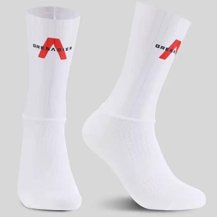 Chaussettes de cyclisme antidérapantes sans couture 2026, moulage intégral, chaussettes de vélo haut