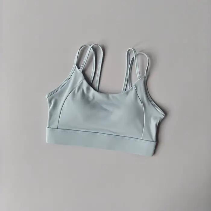 Soutien-gorge de sport à haut soutien pour femmes, haut d'entraînement à dos nageur à Impact maximum
