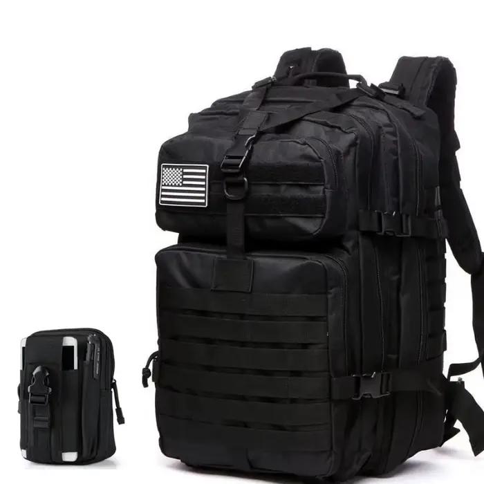 Sac de sport d'extérieur Amazon 3P, grande capacité, sac de camping, randonnée, camouflage, sac à do