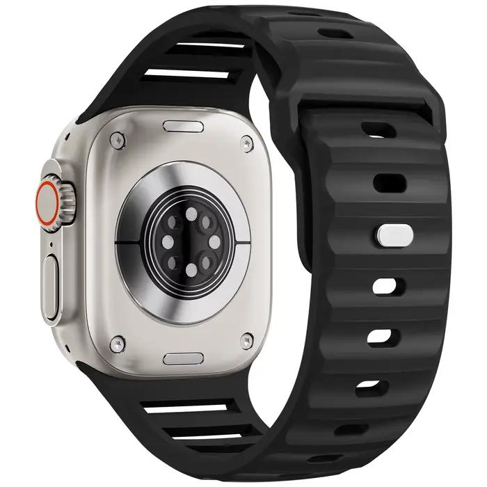 Bracelet en Silicone pour Apple watch ultra 2 3 bandes 49mm 45mm 44mm 42mm 46mm accessoires bracelet