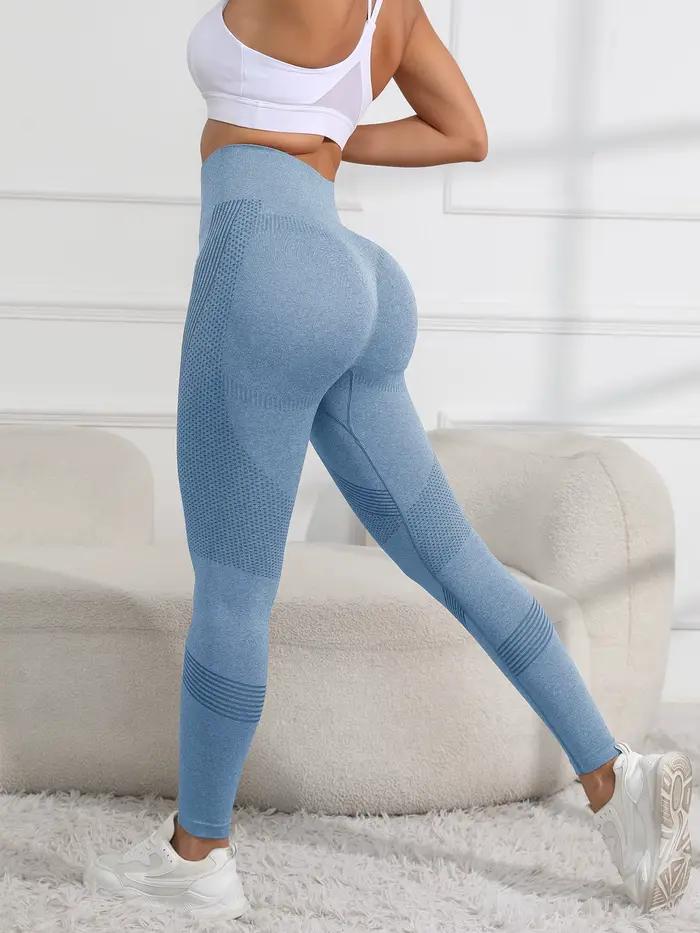 Leggings de Fitness pour femmes, pantalons de Fitness froissés sans couture