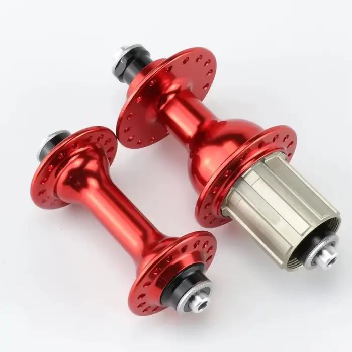 Moyeu QR de vélo de route sans logo, 28H 32H 36H, 8/9/10/11S, avant 9x100mm arrière 10x130mm, moyeu 