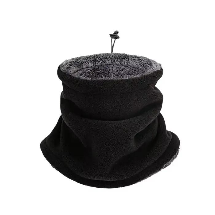 Cache-cou thermique pour hommes, tricot coupe-vent et respirant avec doublure polaire pour le cyclis