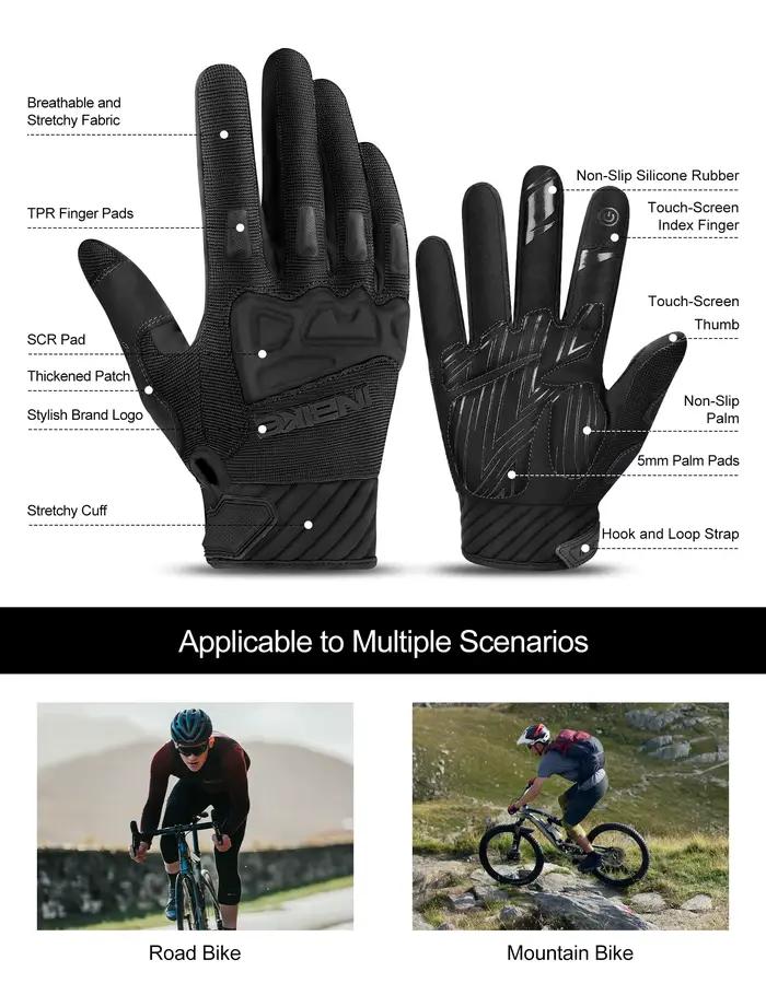 Gants de vélo INBIKE MTB pour homme, gants de sport tactiles pour homme, gants de vélo de montagne p