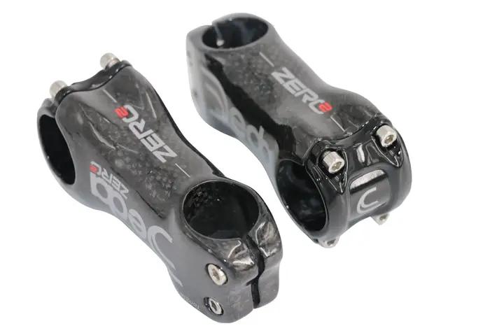 Tout nouveau JEDA argent 6 17 Angle route carbone tige de vélo 31.8*70-130mm 6 17 degrés VTT tige en