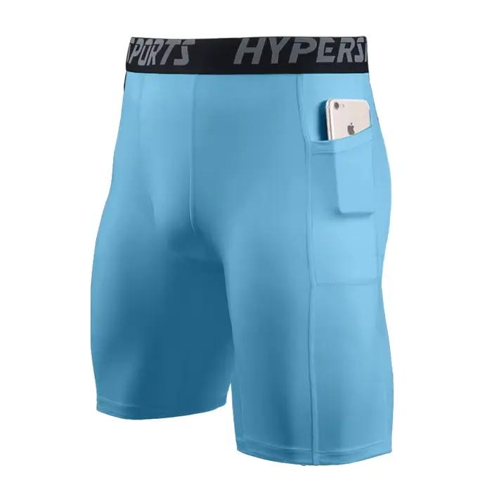 Leggings de sport courts à séchage rapide pour hommes, collants de compression pour hommes, shorts d