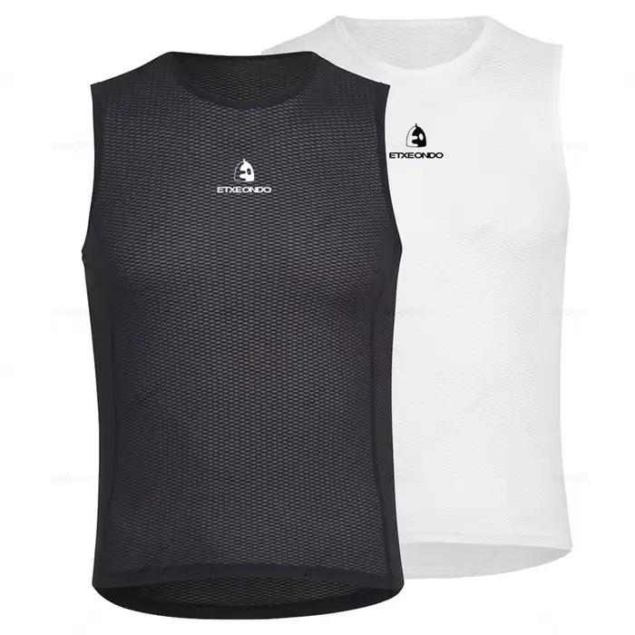 Équipe Etxeondo été hommes respirant cyclisme gilet sport descente maillots vélo court maille super 