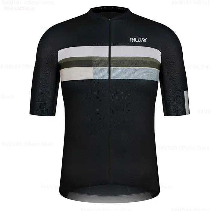 2025 Raudax vêtements de cyclisme personnalisé Ropa Ciclismo Hombre respirant à manches courtes ense