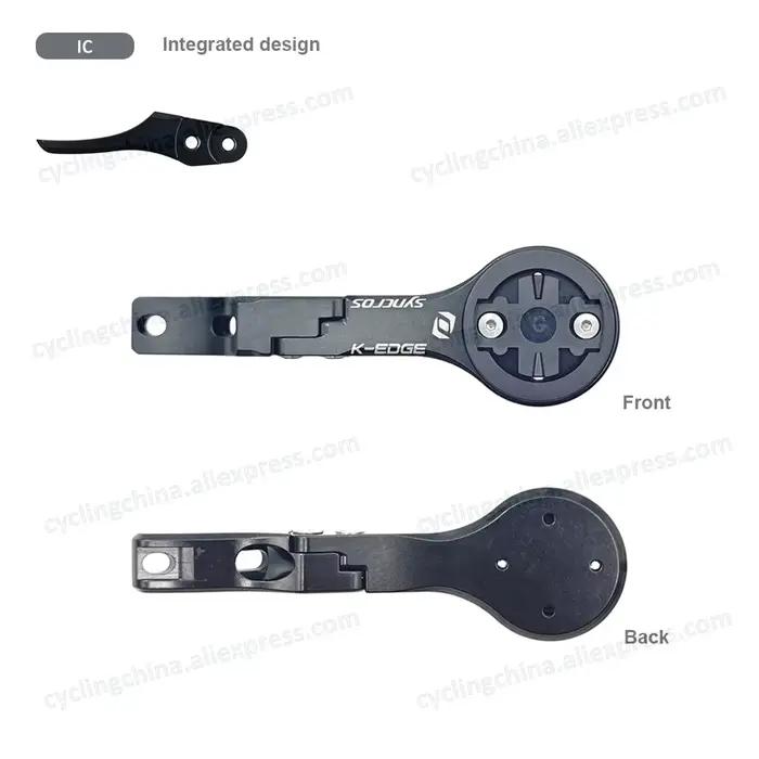 Syncros IC IM Support d'ordinateur avant Supports en alliage usiné CNC pour Garmin/Bryton/Cateye/Wah