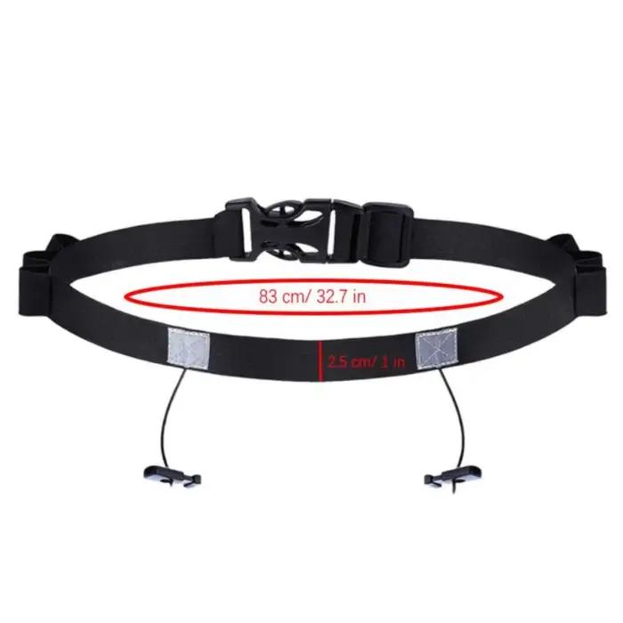 Ceinture de course en plein air, ceinture porte-dossard pour marathon, accessoires de fitness pour l