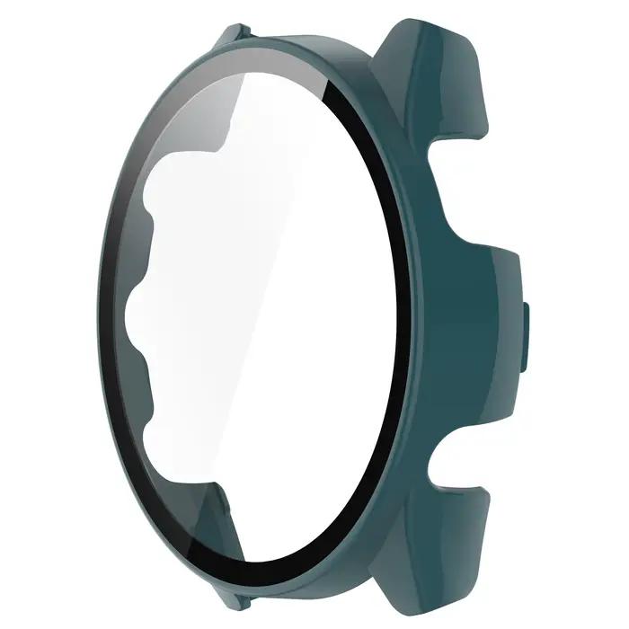 Étui rigide protecteur d'écran en verre trempé housse de protection pour Garmin Forerunner 165 / 165