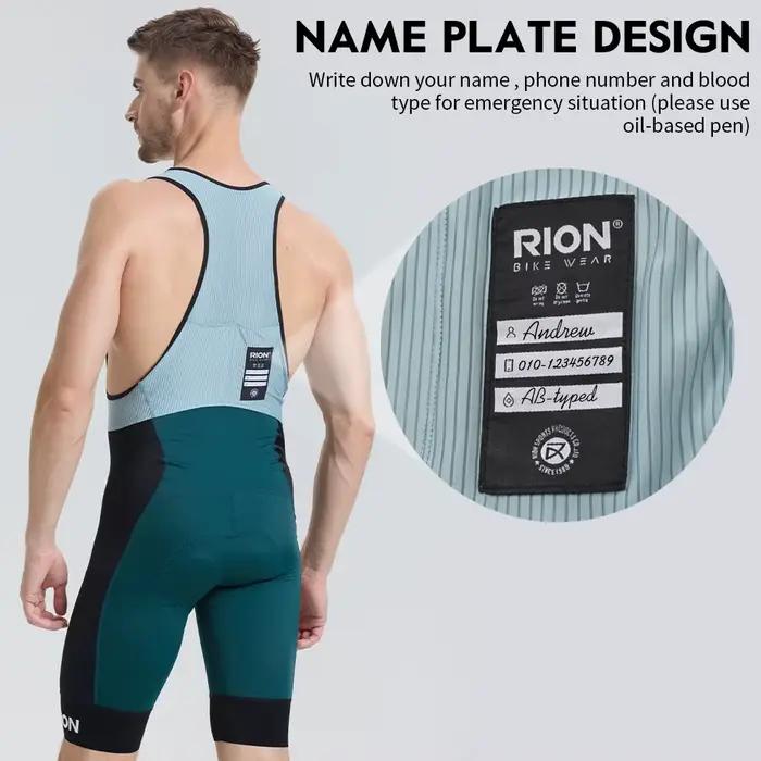 RION – cuissard à bretelles pour hommes, vêtements de vélo, collants pour Sports de plein air, couss