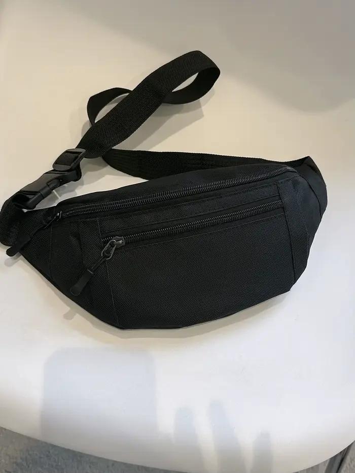 Sac banane de sport – Sac à bandoulière de grande capacité pour course à pied/voyage/entraînement – 
