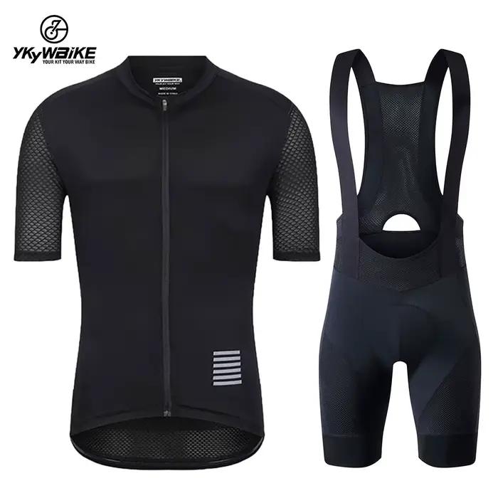 YKYWBIKE Maillot de cyclisme ensemble classique vtt cyclisme cuissard Kit réfléchissant personnalisé