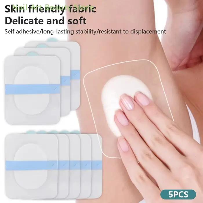 Patch d'arrêt de sueur Invisible fin avec tampon de coton absorbant intégré pour le contrôle de l'hu