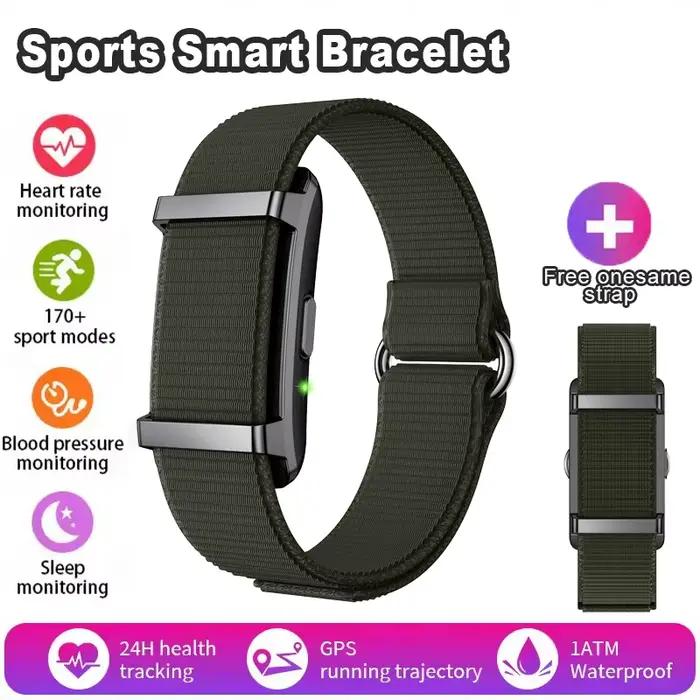 2208A Bracelet intelligent fréquence cardiaque tensiomètre podomètre Sport Fitness Tracker pour homm