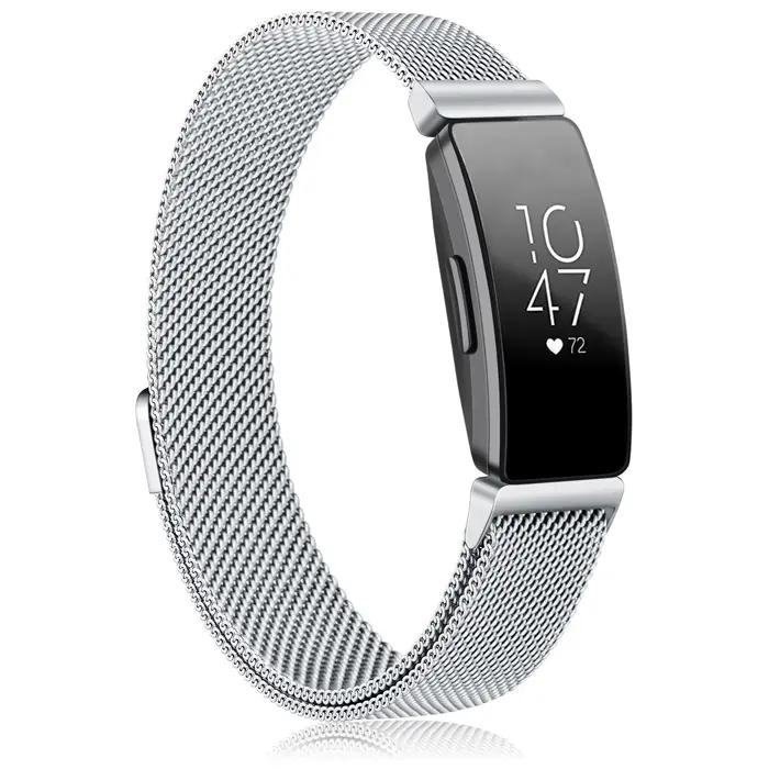 Bracelet de montre magnétique en métal pour Fitbit inspire/inspire 2/inspire 3, accessoire pour Fitb