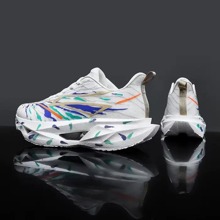 Chaussures de course sur route pour hommes, chaussures de course unisexes amorties, légères avec sem