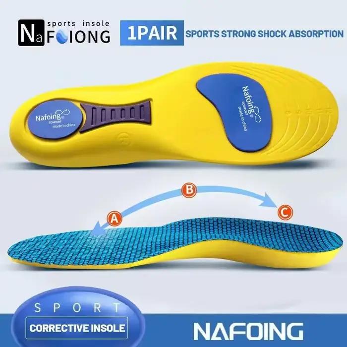 Semelles intérieures de Sport pour chaussures, semelles orthopédiques, Absorption des chocs, déodora