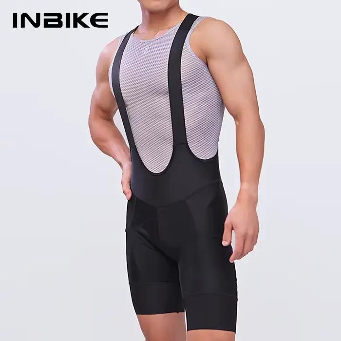 INBIKE-Short de cyclisme sans couture pour homme, pantalon à bretelles confortable pour vélo de rout