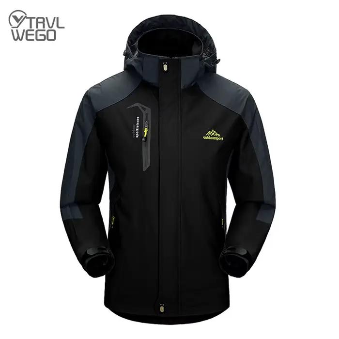 TRVLWEGO Camping randonnée veste hommes automne Sports de plein air manteaux escalade Trekking coupe