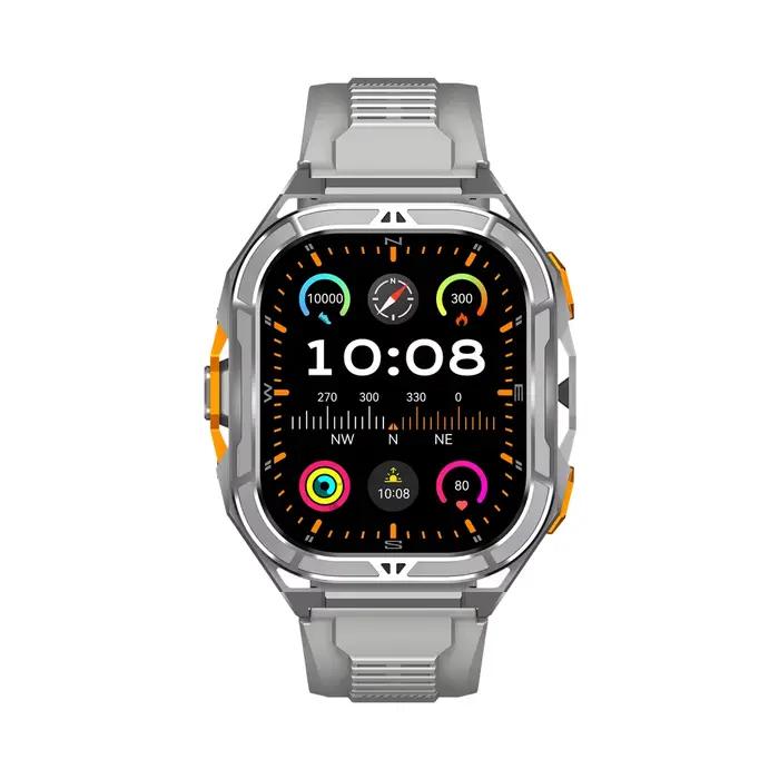Montre connectée GPS pour hommes, robuste, pour l'extérieur, bande Duan, suivi précis des sports, su