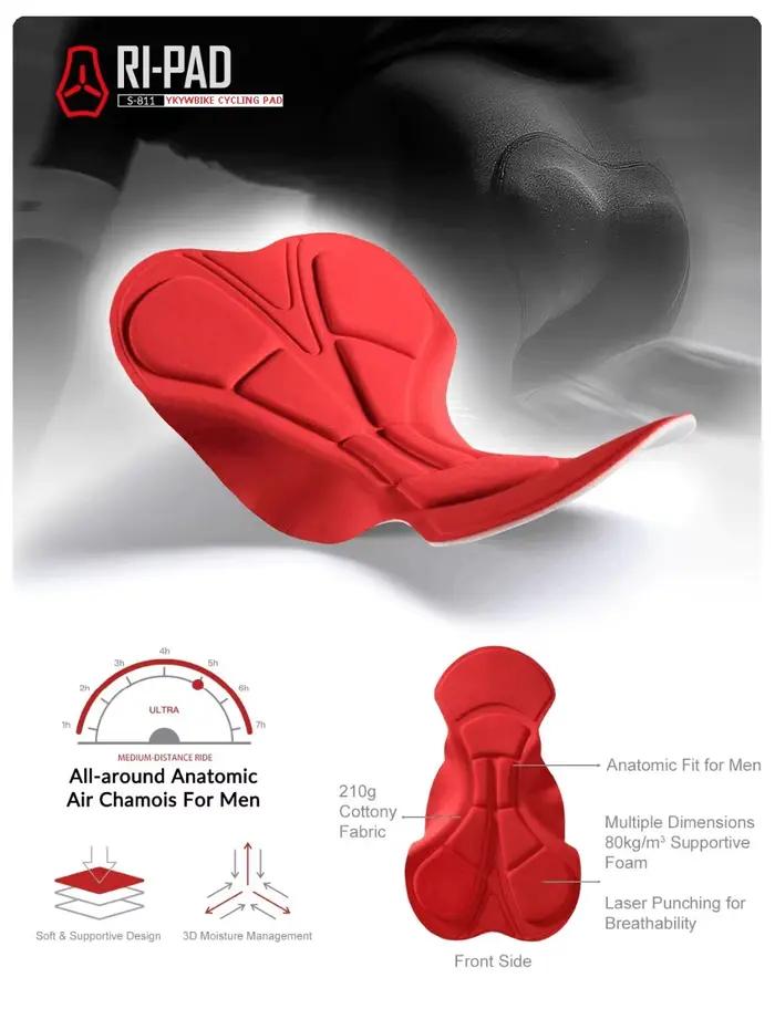 YKYWBIKE printemps automne pantalons de cyclisme hommes PRO vélo pantalons longs Cool respirant cycl