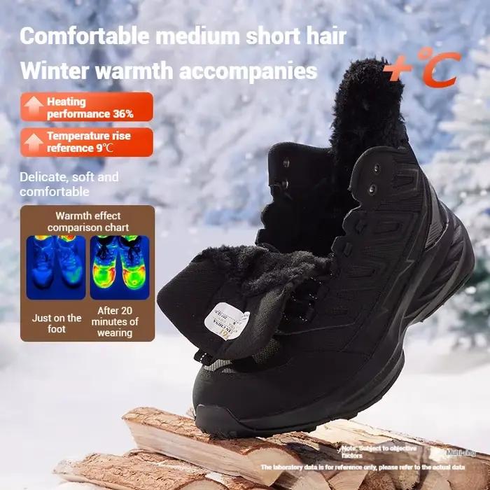 Leuven-Chaussures de course coordonnantes pour hommes, baskets pour hommes, velours, chaud, conforta