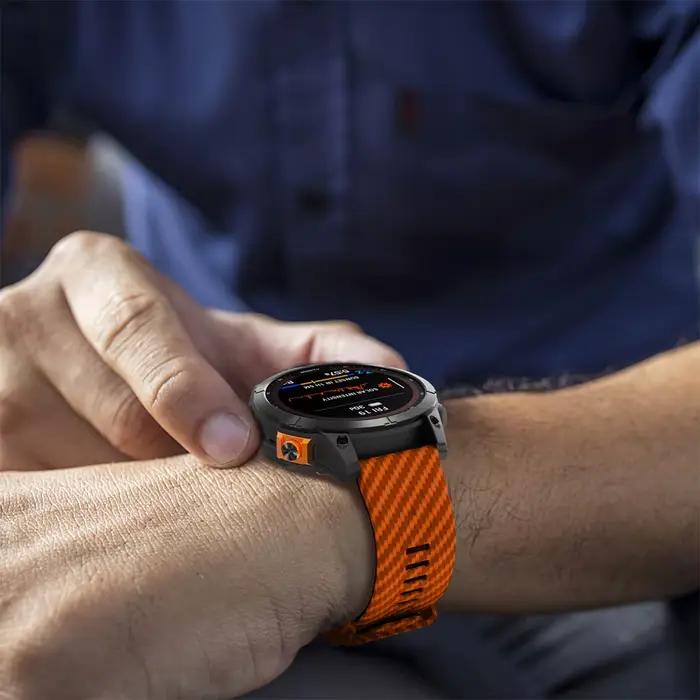 Bracelet de montre de remplacement pour montre intelligente Garmin Fenix 8 Pro 8 E 7X 7Pro/Enduro 3 2/Tactix 8 7/Instinct 2X, 26mm 22mm