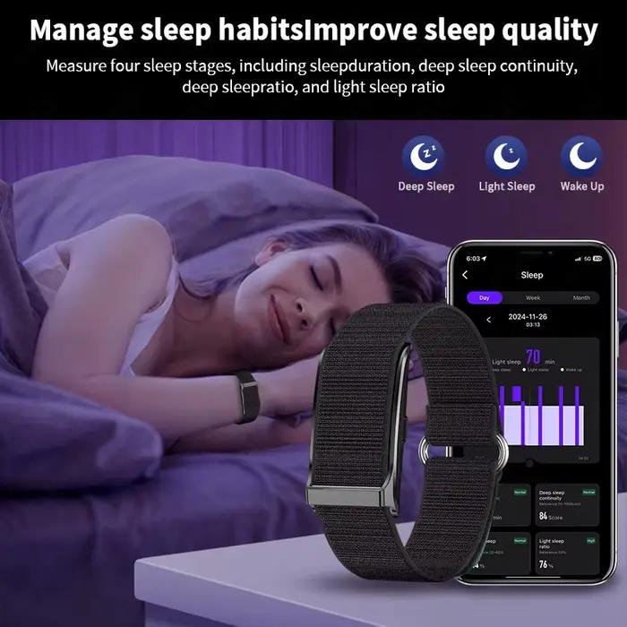 LIGE-Montre intelligente de sport sans écran, autonomie de 20 jours, autonomie de 24 heures, surveillance de la pression artérielle en oxygène dans le sang, bracelet intelligent, 2025