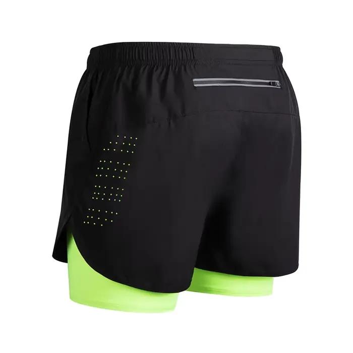 Short de course 2 en 1 pour hommes