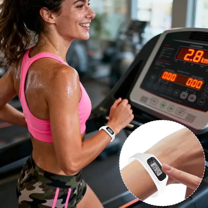 Montre bracelet podomètre sans téléphone ni application requise