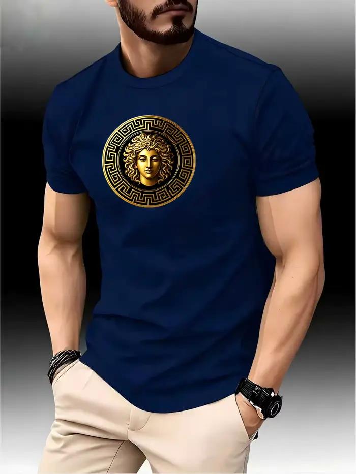 T-shirt de course à col rond pour homme