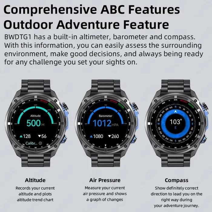 Montre connectée 2026 avec carte militaire hors ligne