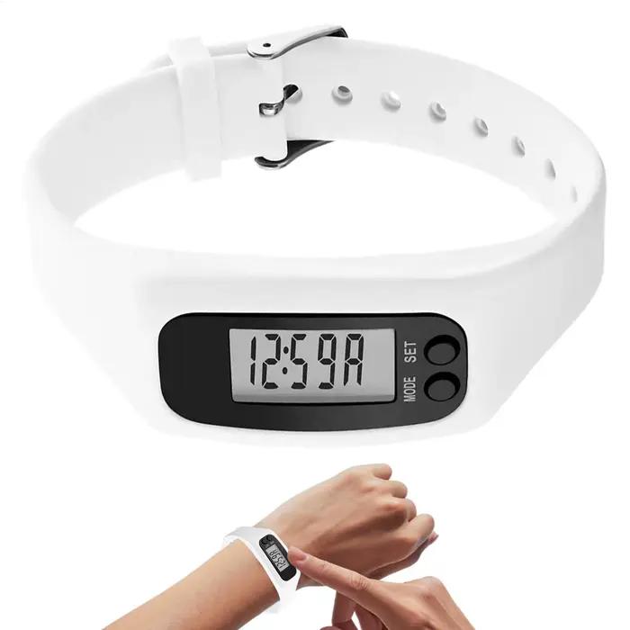 Montre compteur de pas avec écran LCD
