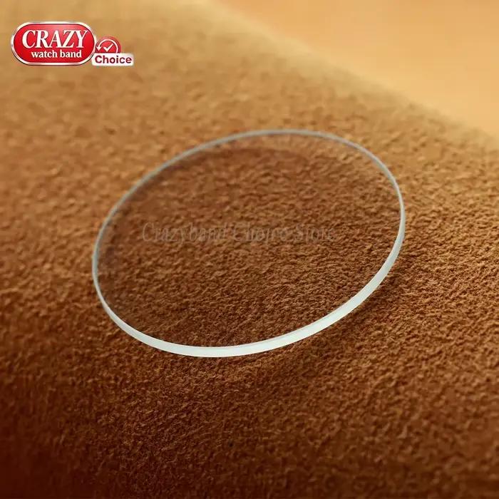 Verre de montre plat de remplacement