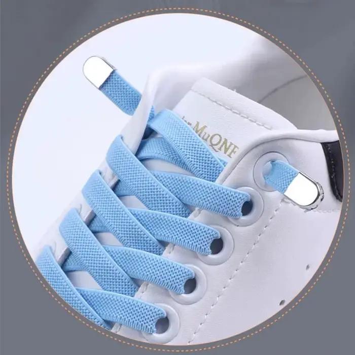 Lacets élastiques durables sans nœuds pour chaussures de course – Lacets paresseux sans attache