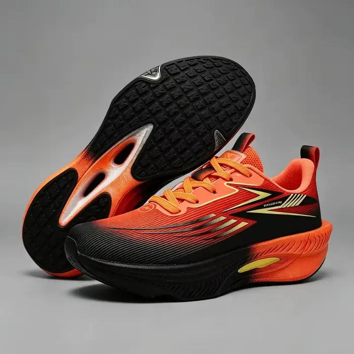 Chaussures de course Marathon spécialisées pour hommes, athlétiques, avec plaque en carbone, confortables, légères, pour femmes, entraînement, baskets de basketball