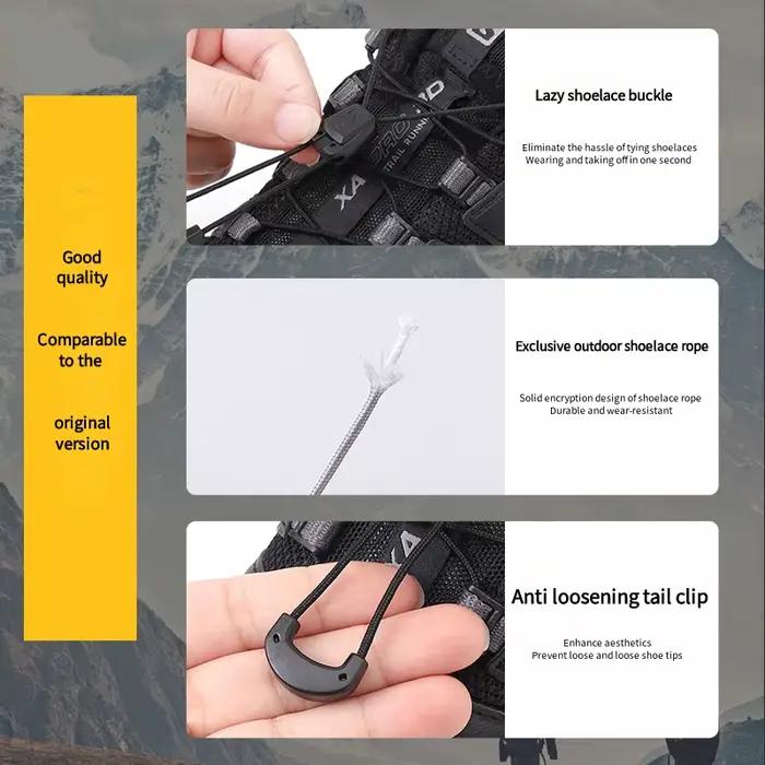 Kit Quicklace/accessoire de remplacement de dentelle de chaussures/lacets sans cravate lacets de chaussures de Tennis ronds lacets de baskets de course de qualité