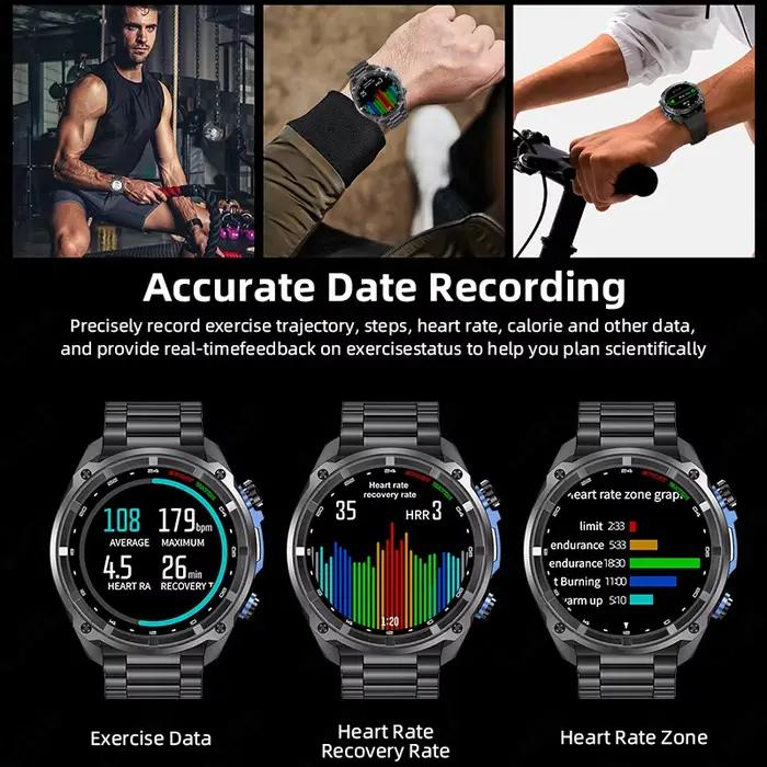 Montre connectée 2026 avec carte militaire hors ligne