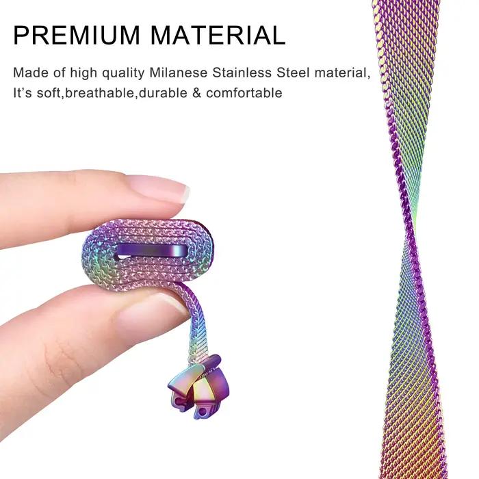 Bracelet de montre magnétique en métal pour Fitbit inspire/inspire 2/inspire 3