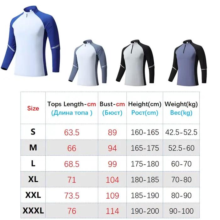 Chemise de sport à manches longues pour hommes