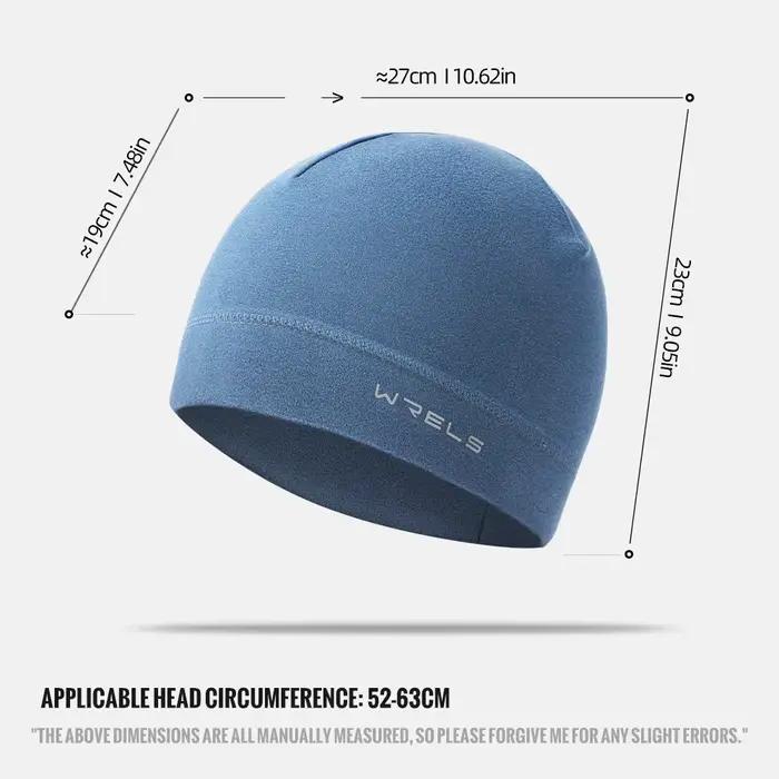 WRELS hiver thermique course sport chapeaux pour hommes doux coupe-vent bonnet chapeau randonnée cyclisme Snowboard Ski