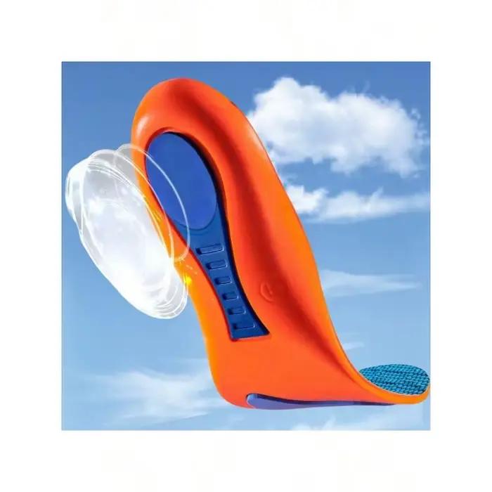 1pair Elasticity Shock Absorption Breathable Running Orthopedic Insoles