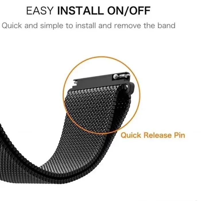 Bracelet en métal pour Garmin Venu 3s 2 plus 2s SQ